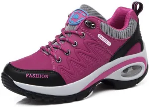 MIOKE Women's Outdoor Running Sport Shoes Waterproof Non-Slip Casual Trail Backpacking Climbing Hiking Shoes