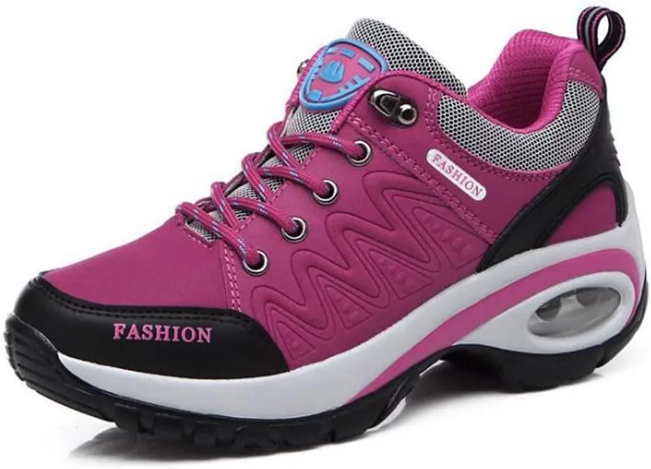 MIOKE Women's Outdoor Running Sport Shoes Waterproof Non-Slip Casual Trail Backpacking Climbing Hiking Shoes