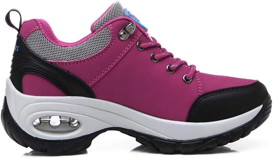 MIOKE Women's Outdoor Running Sport Shoes Waterproof Non-Slip Casual Trail Backpacking Climbing Hiking Shoes