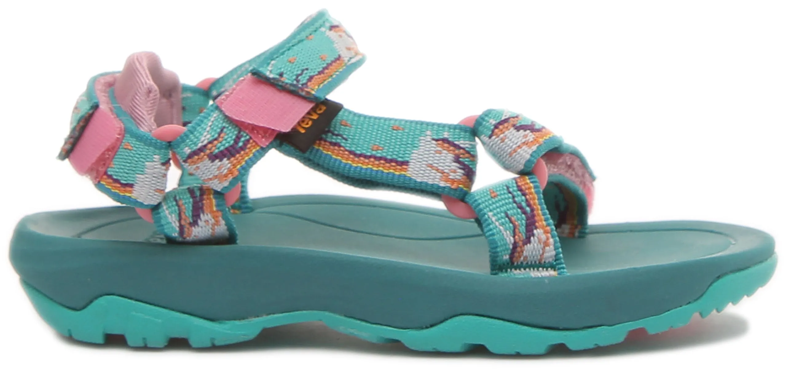 Teva Hurricane Xlt2 in Green Pink For Toddler