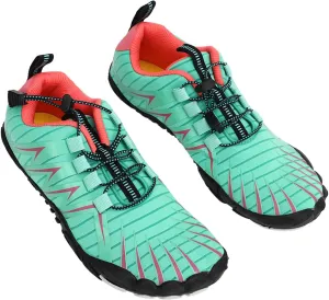 YOUTHINK Women Climbing Shoes Prevent Slip Breathable Lightweight Lady Water Shoes for Beach Hiking Driving Green